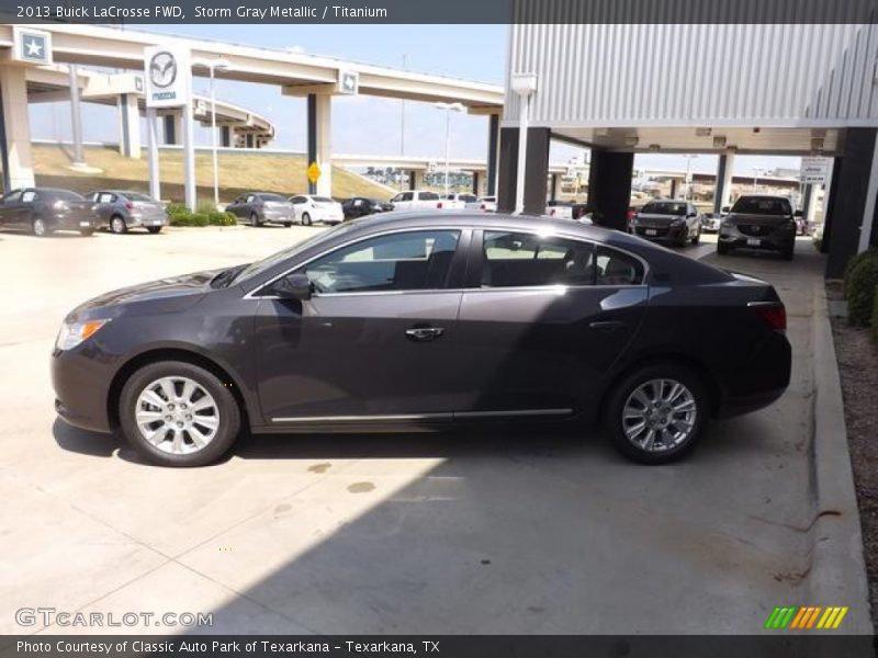 Storm Gray Metallic / Titanium 2013 Buick LaCrosse FWD