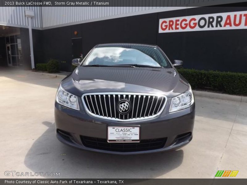 Storm Gray Metallic / Titanium 2013 Buick LaCrosse FWD