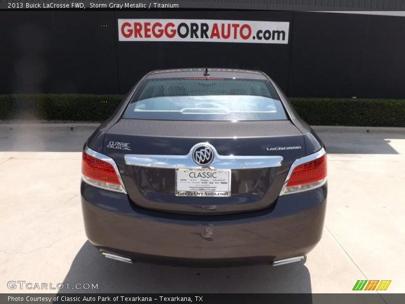 Storm Gray Metallic / Titanium 2013 Buick LaCrosse FWD