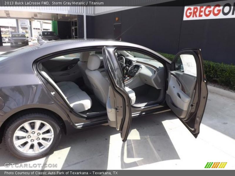 Storm Gray Metallic / Titanium 2013 Buick LaCrosse FWD