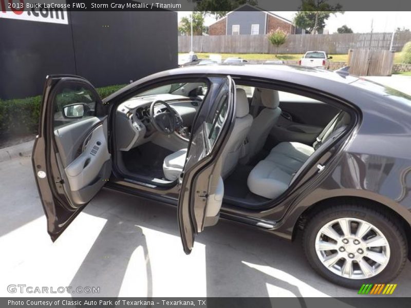 Storm Gray Metallic / Titanium 2013 Buick LaCrosse FWD