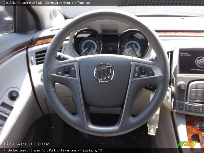 Storm Gray Metallic / Titanium 2013 Buick LaCrosse FWD