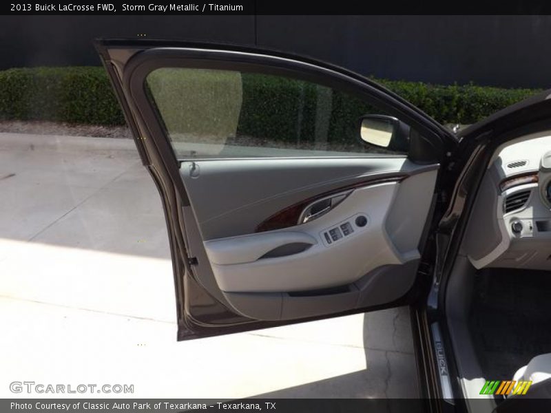 Storm Gray Metallic / Titanium 2013 Buick LaCrosse FWD