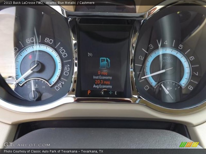 Atlantis Blue Metallic / Cashmere 2013 Buick LaCrosse FWD