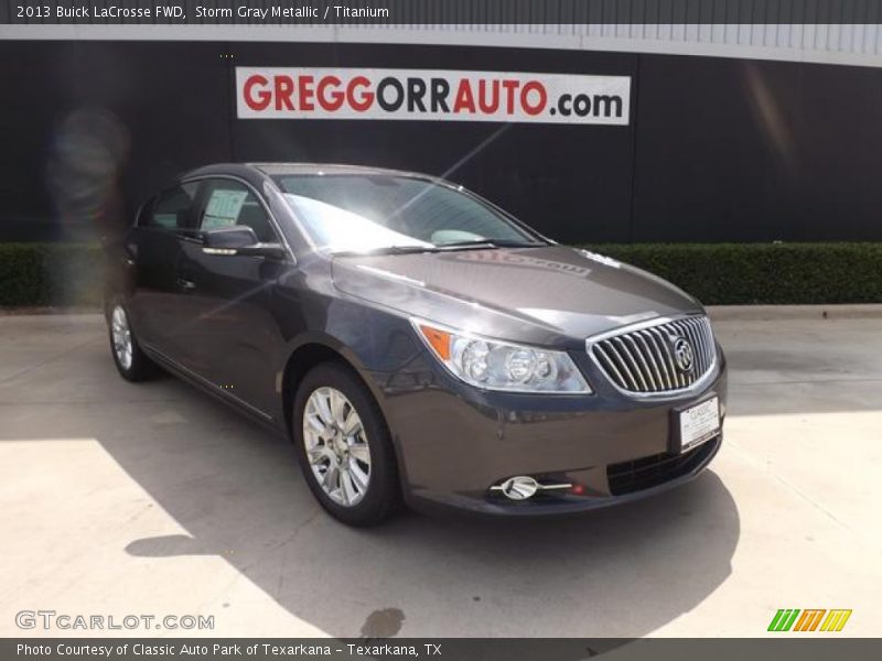 Storm Gray Metallic / Titanium 2013 Buick LaCrosse FWD