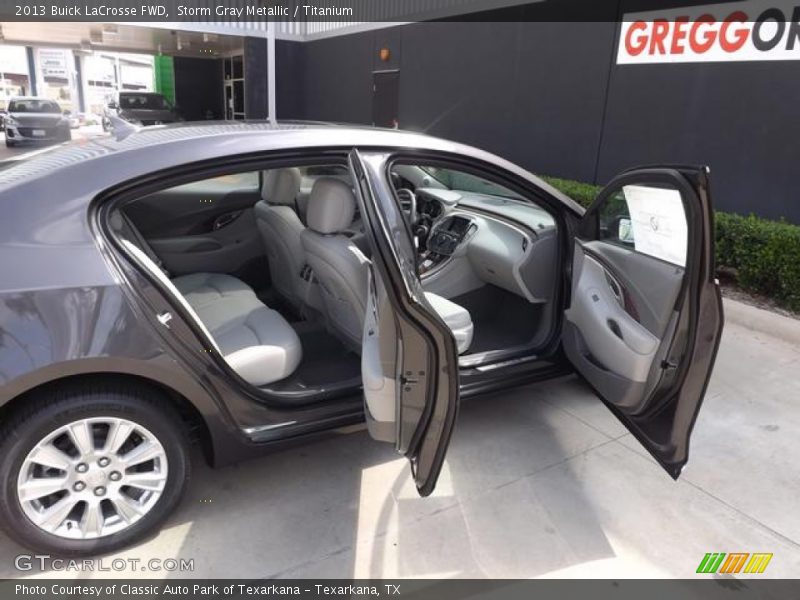 Storm Gray Metallic / Titanium 2013 Buick LaCrosse FWD