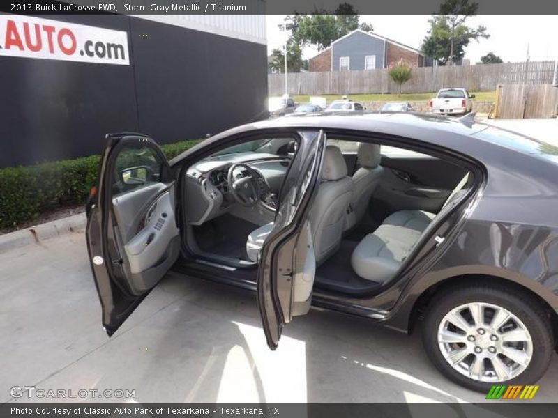 Storm Gray Metallic / Titanium 2013 Buick LaCrosse FWD