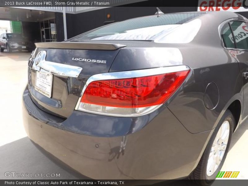 Storm Gray Metallic / Titanium 2013 Buick LaCrosse FWD