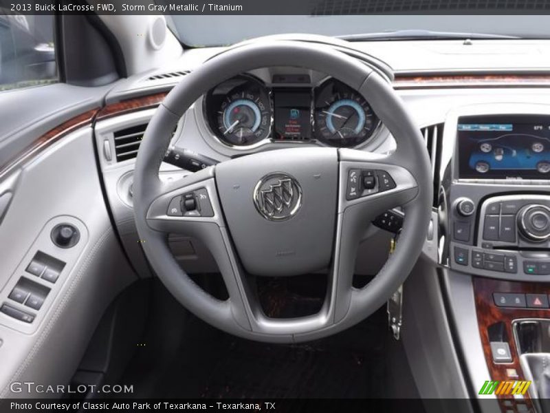 Storm Gray Metallic / Titanium 2013 Buick LaCrosse FWD