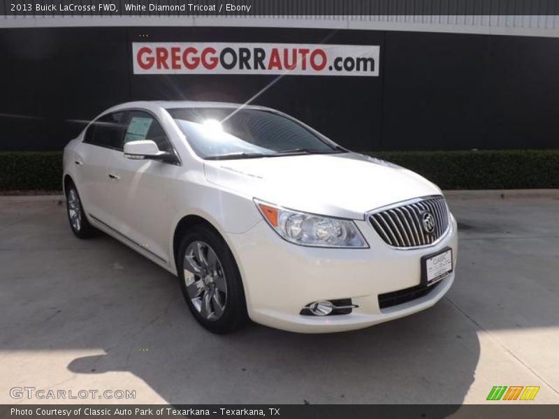 White Diamond Tricoat / Ebony 2013 Buick LaCrosse FWD