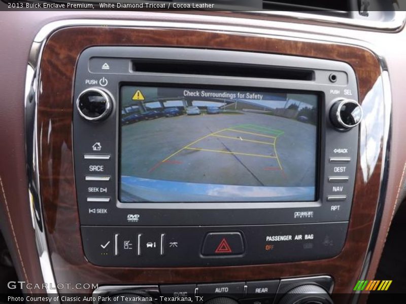 White Diamond Tricoat / Cocoa Leather 2013 Buick Enclave Premium