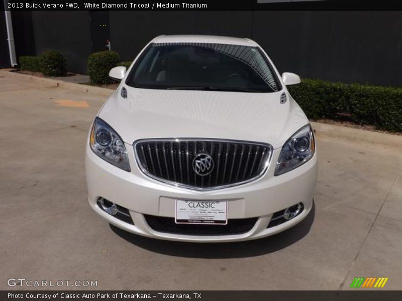 White Diamond Tricoat / Medium Titanium 2013 Buick Verano FWD