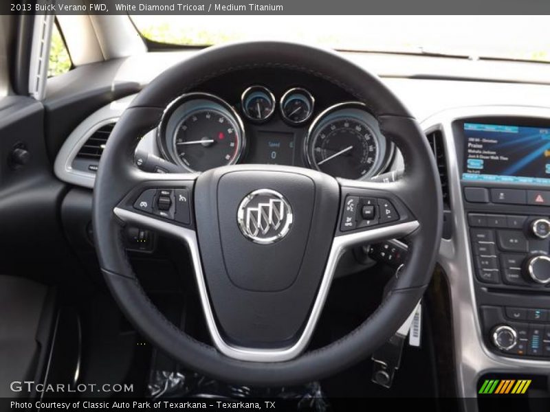 White Diamond Tricoat / Medium Titanium 2013 Buick Verano FWD