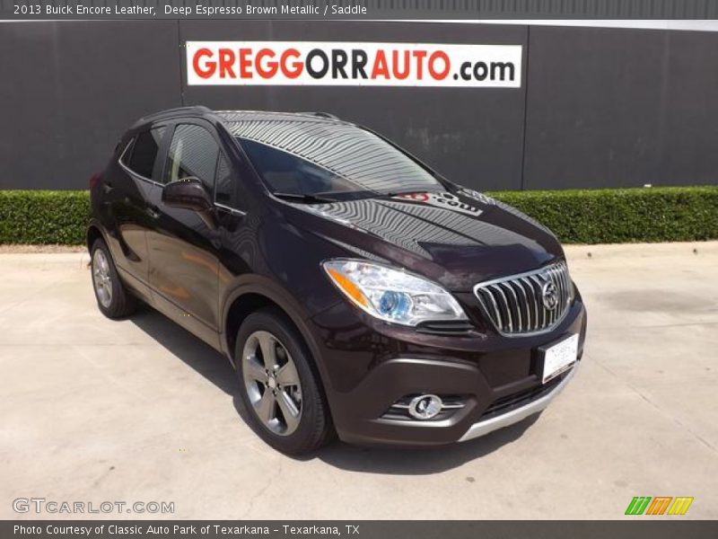 Deep Espresso Brown Metallic / Saddle 2013 Buick Encore Leather