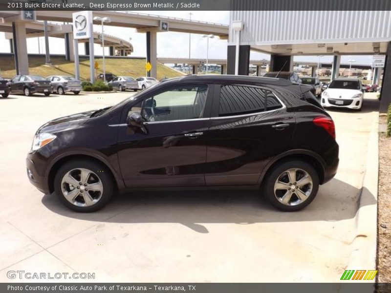 Deep Espresso Brown Metallic / Saddle 2013 Buick Encore Leather