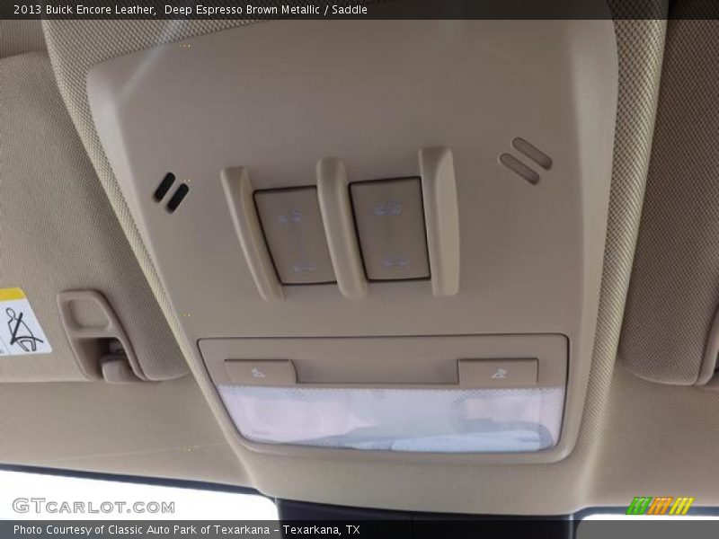 Deep Espresso Brown Metallic / Saddle 2013 Buick Encore Leather