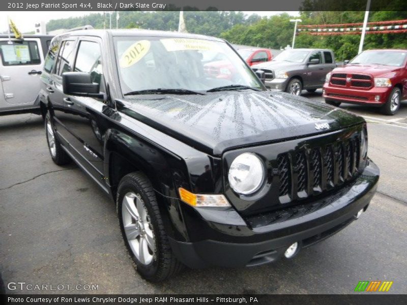 Black / Dark Slate Gray 2012 Jeep Patriot Sport 4x4