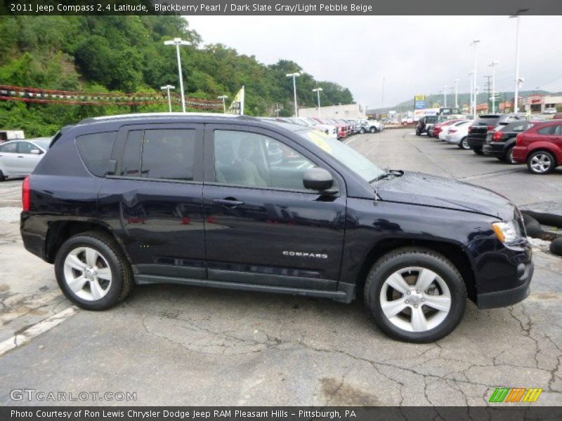 Blackberry Pearl / Dark Slate Gray/Light Pebble Beige 2011 Jeep Compass 2.4 Latitude