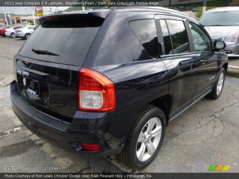 Blackberry Pearl / Dark Slate Gray/Light Pebble Beige 2011 Jeep Compass 2.4 Latitude