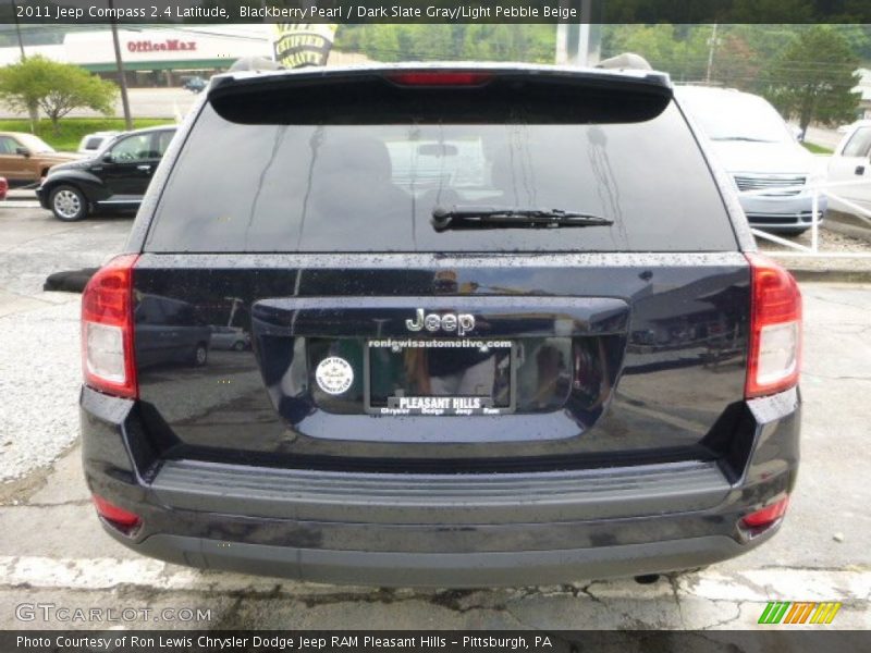 Blackberry Pearl / Dark Slate Gray/Light Pebble Beige 2011 Jeep Compass 2.4 Latitude