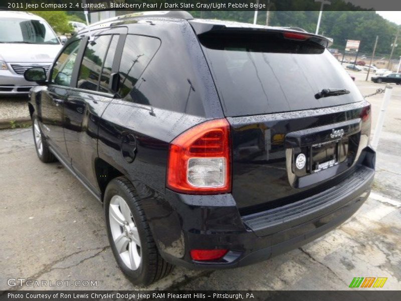 Blackberry Pearl / Dark Slate Gray/Light Pebble Beige 2011 Jeep Compass 2.4 Latitude