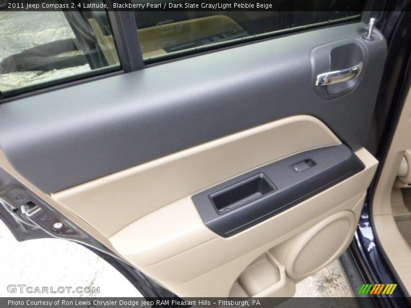 Blackberry Pearl / Dark Slate Gray/Light Pebble Beige 2011 Jeep Compass 2.4 Latitude
