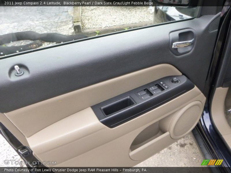 Blackberry Pearl / Dark Slate Gray/Light Pebble Beige 2011 Jeep Compass 2.4 Latitude
