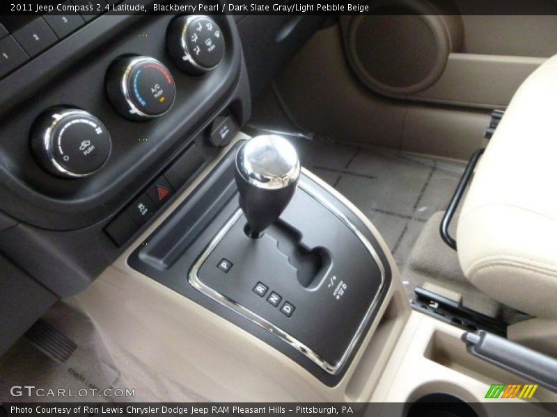 Blackberry Pearl / Dark Slate Gray/Light Pebble Beige 2011 Jeep Compass 2.4 Latitude