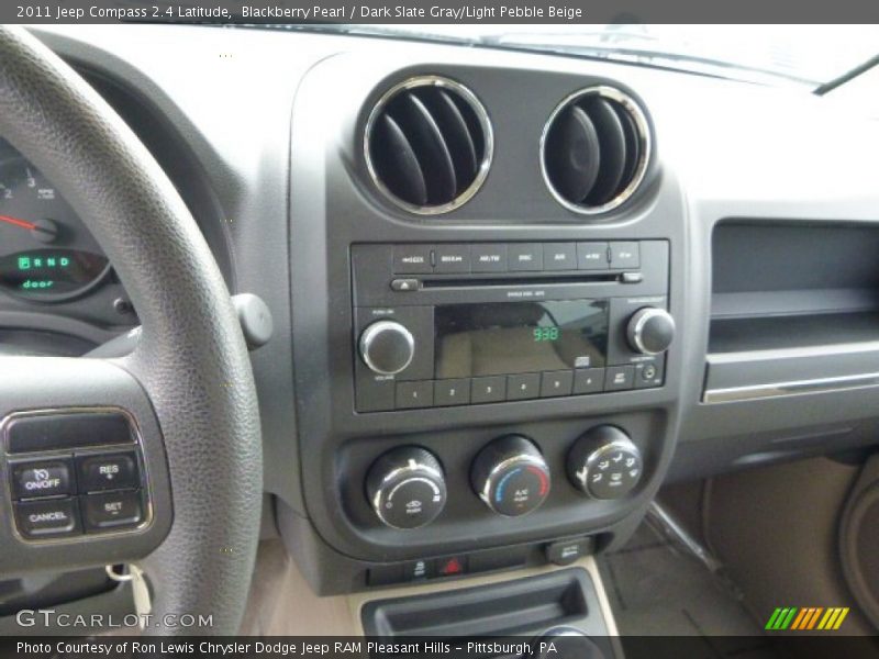 Blackberry Pearl / Dark Slate Gray/Light Pebble Beige 2011 Jeep Compass 2.4 Latitude