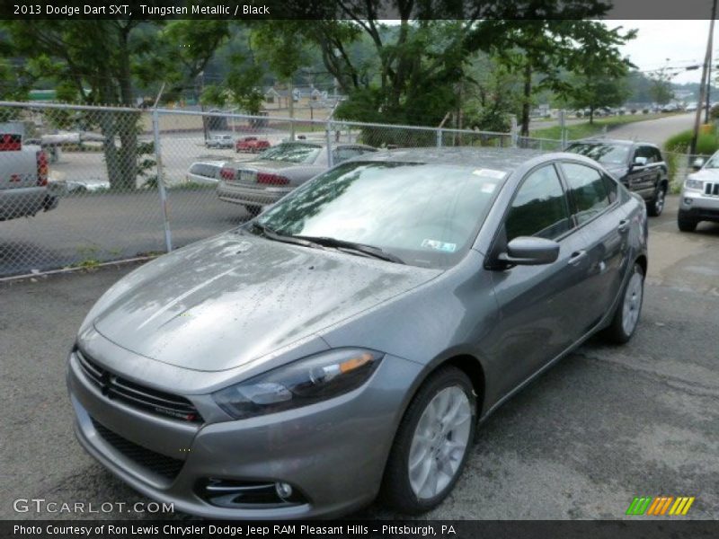 Tungsten Metallic / Black 2013 Dodge Dart SXT