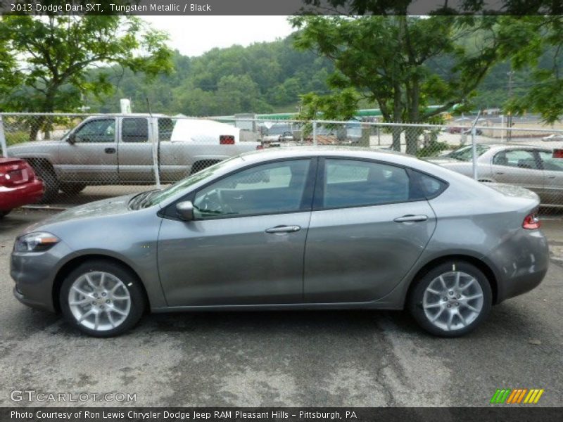 Tungsten Metallic / Black 2013 Dodge Dart SXT