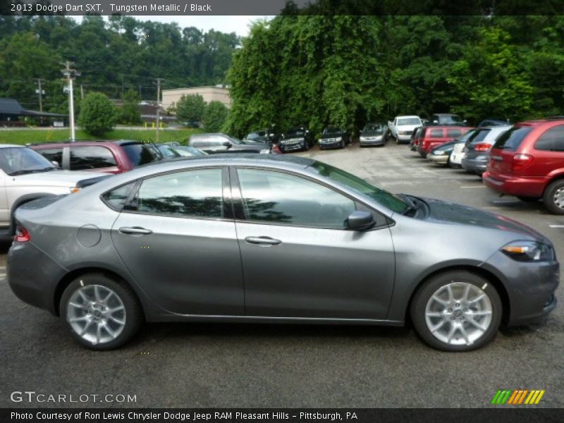 Tungsten Metallic / Black 2013 Dodge Dart SXT