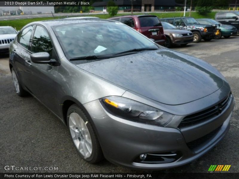 Tungsten Metallic / Black 2013 Dodge Dart SXT