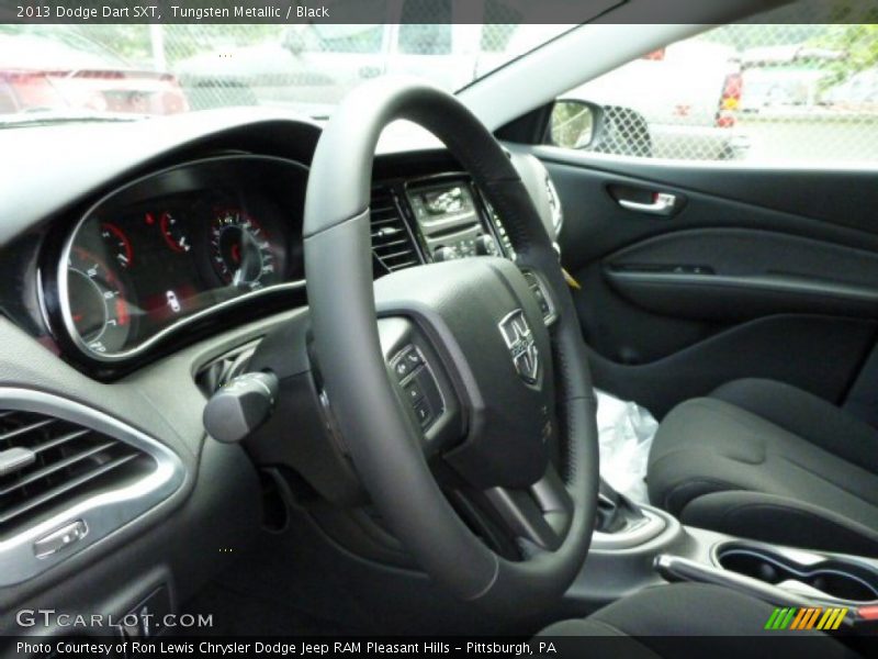 Tungsten Metallic / Black 2013 Dodge Dart SXT