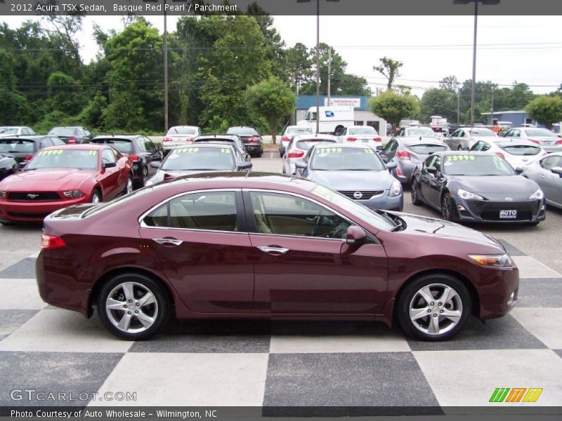 Basque Red Pearl / Parchment 2012 Acura TSX Sedan