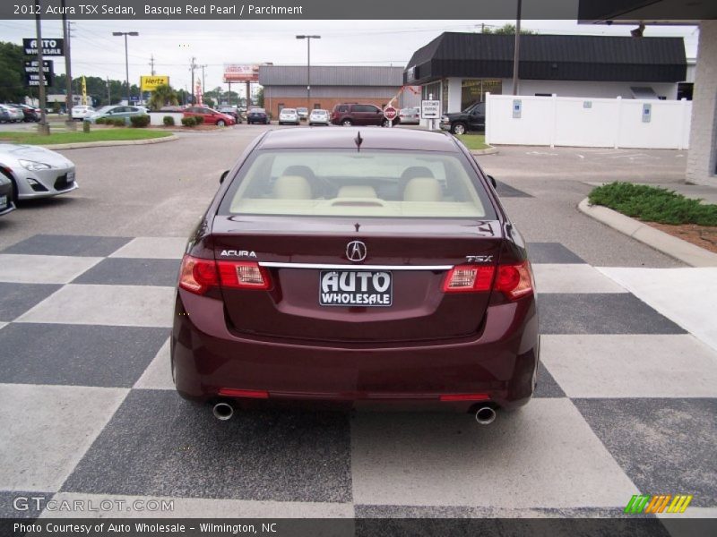 Basque Red Pearl / Parchment 2012 Acura TSX Sedan