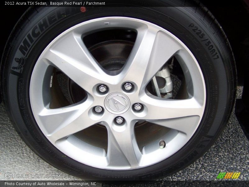 Basque Red Pearl / Parchment 2012 Acura TSX Sedan