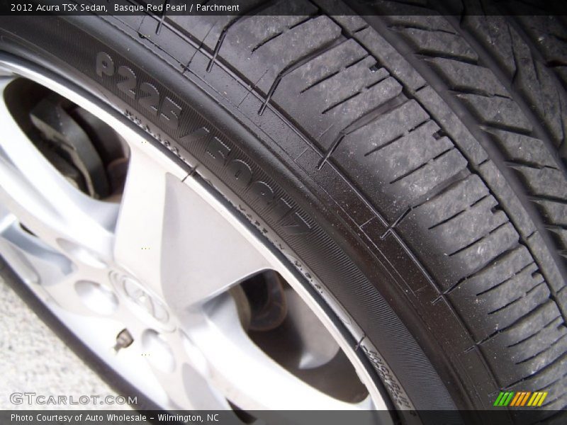 Basque Red Pearl / Parchment 2012 Acura TSX Sedan