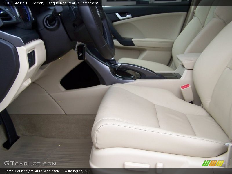 Basque Red Pearl / Parchment 2012 Acura TSX Sedan