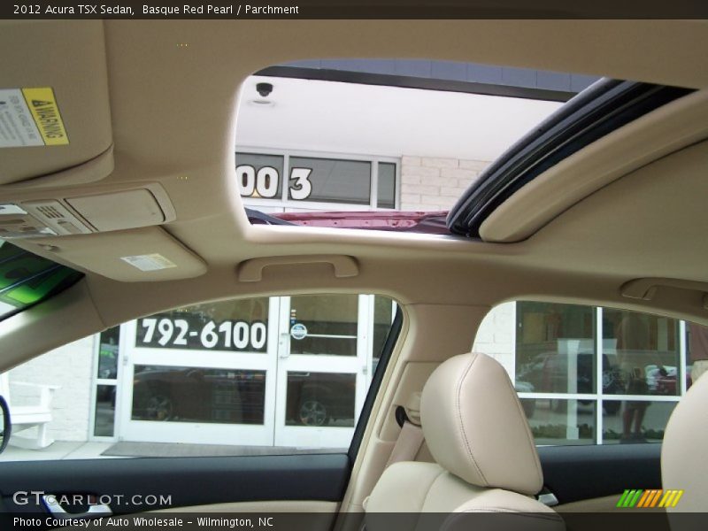 Basque Red Pearl / Parchment 2012 Acura TSX Sedan