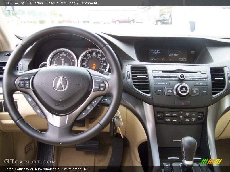 Basque Red Pearl / Parchment 2012 Acura TSX Sedan