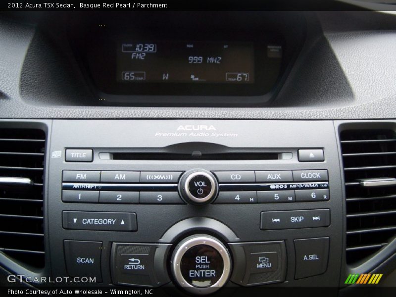 Basque Red Pearl / Parchment 2012 Acura TSX Sedan