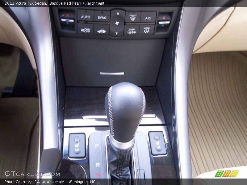 Basque Red Pearl / Parchment 2012 Acura TSX Sedan