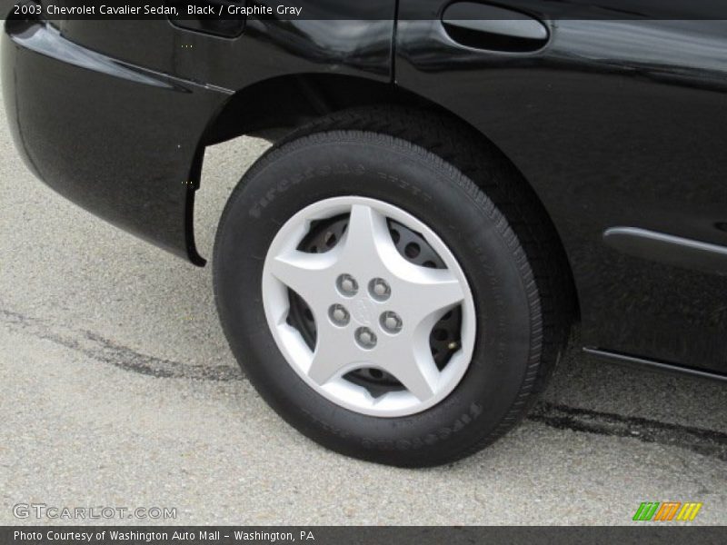 Black / Graphite Gray 2003 Chevrolet Cavalier Sedan