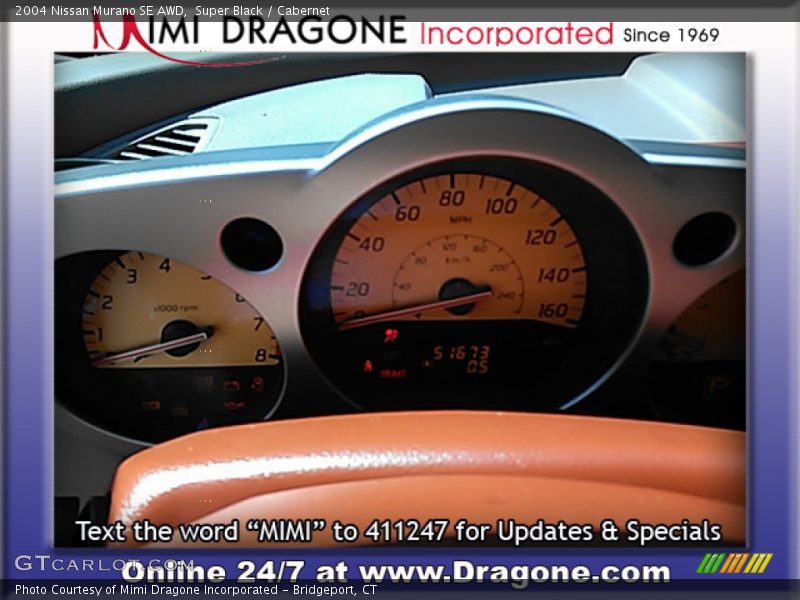 Super Black / Cabernet 2004 Nissan Murano SE AWD