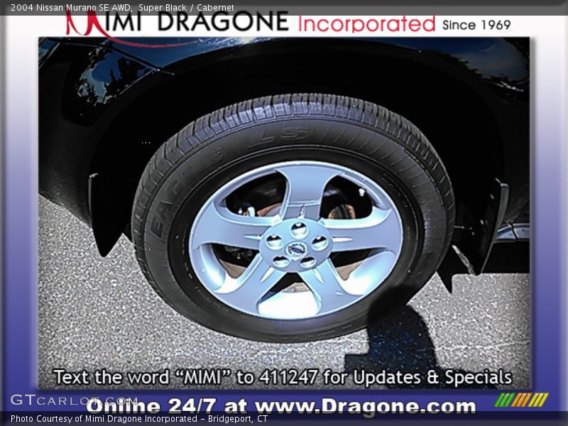 Super Black / Cabernet 2004 Nissan Murano SE AWD