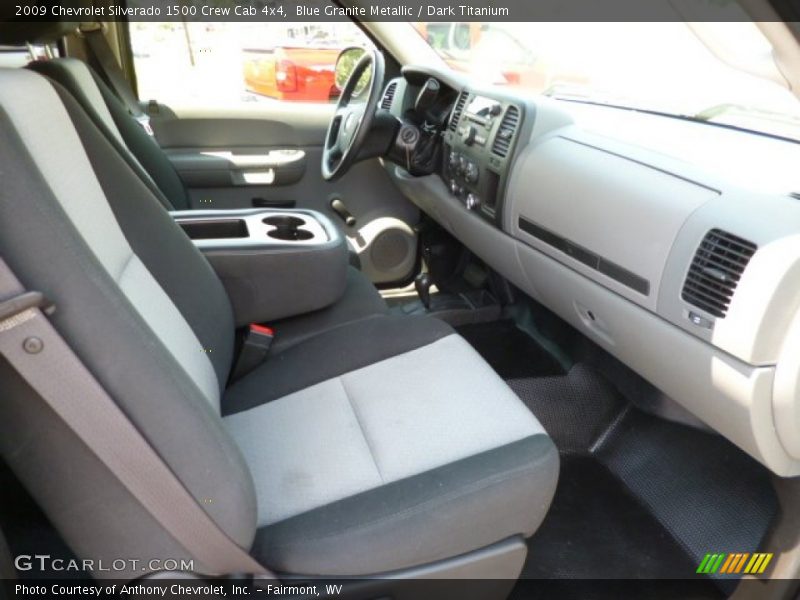 Blue Granite Metallic / Dark Titanium 2009 Chevrolet Silverado 1500 Crew Cab 4x4