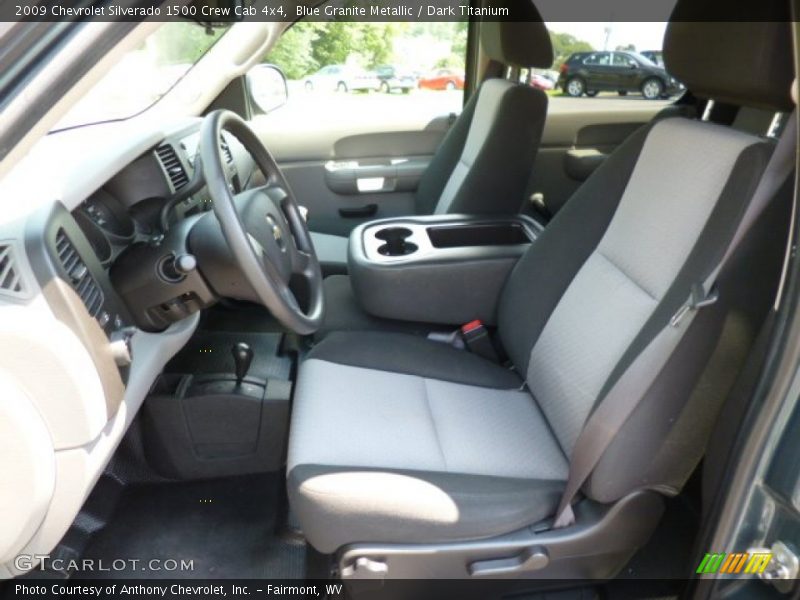 Blue Granite Metallic / Dark Titanium 2009 Chevrolet Silverado 1500 Crew Cab 4x4