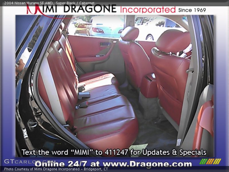 Super Black / Cabernet 2004 Nissan Murano SE AWD