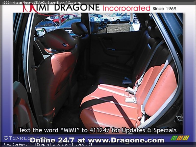 Super Black / Cabernet 2004 Nissan Murano SE AWD